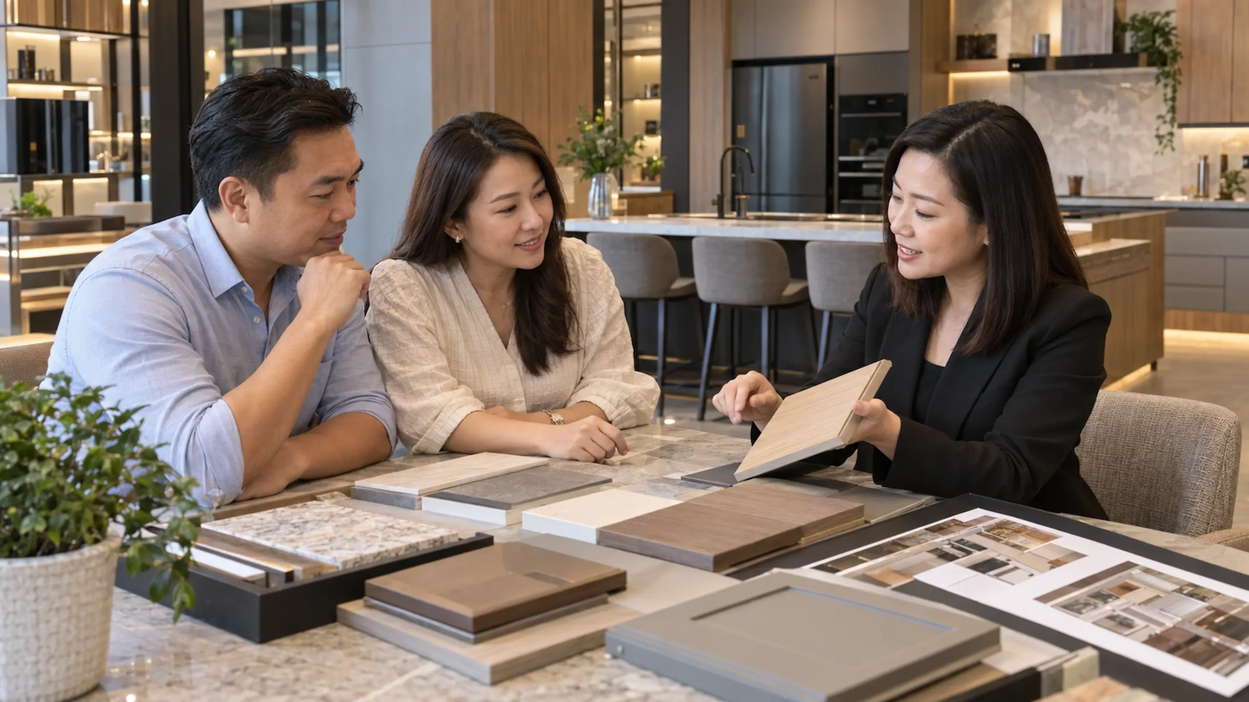 Kitchen Cabinet Puchong showroom and cabinetry