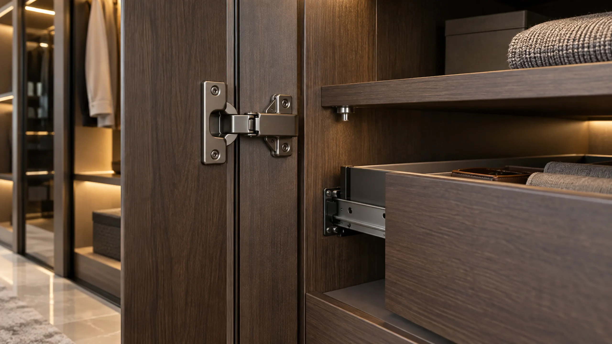 Luxury Cabinet Malaysia hardware and cabinet detail
