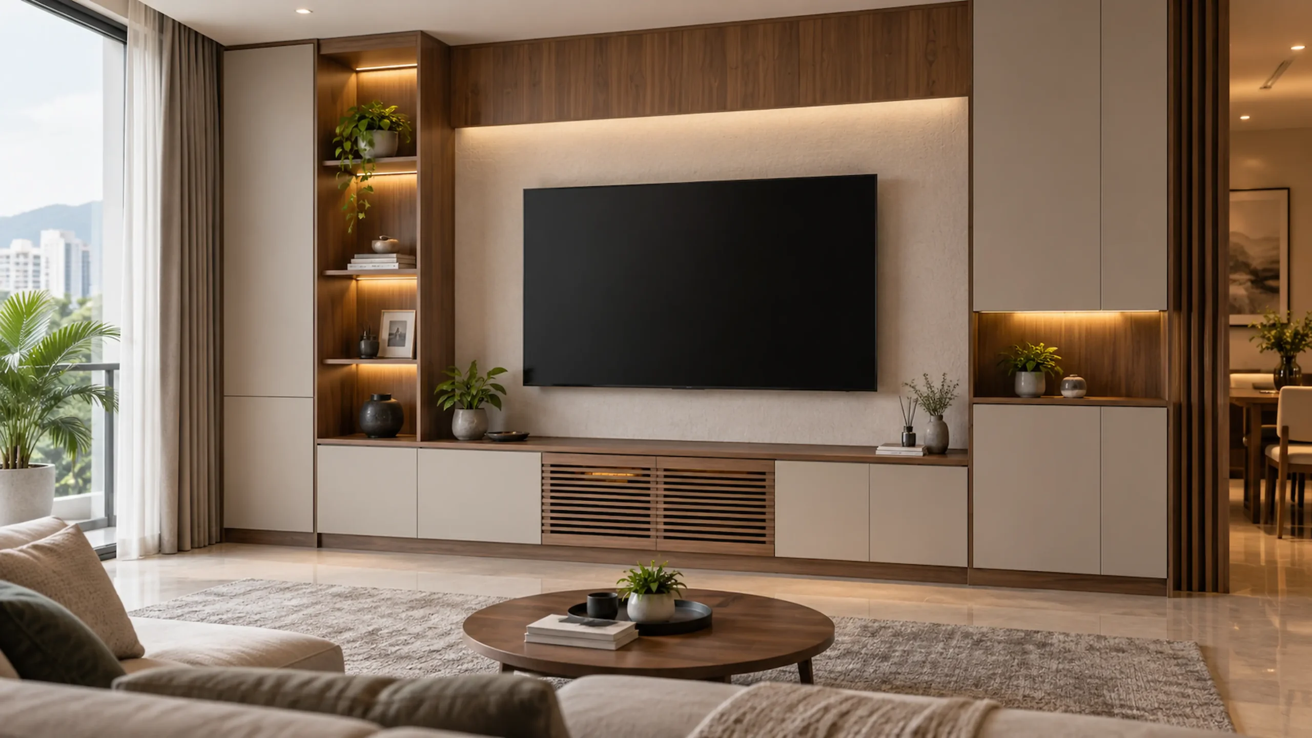 Whole House Cabinet living room storage