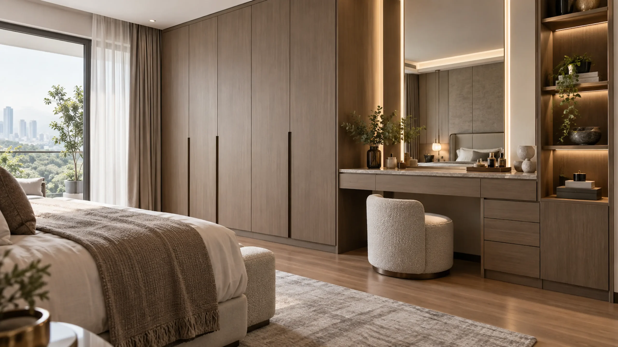 Whole House Cabinet bedroom wardrobe and dressing area